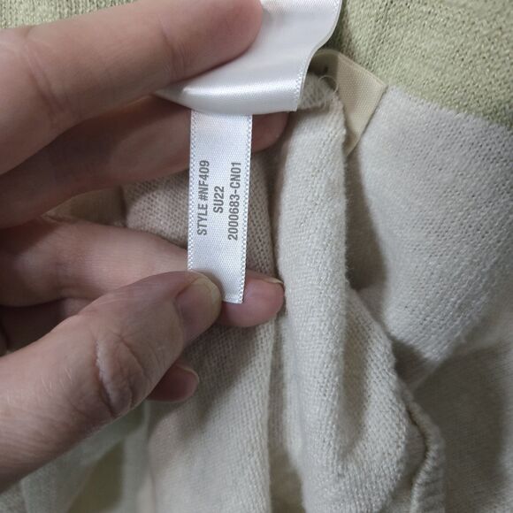 Madewell Palmdale Pullover Sweater Colorblock Stripe Linen Blend Medium - Picture 5 of 6